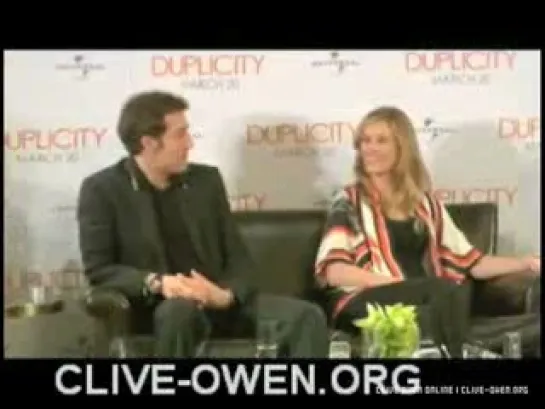 Duplicity London Press Conference  2009