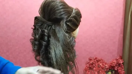 Advance curls hairstyle full video 2020