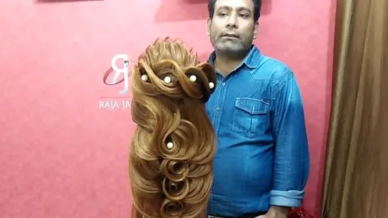 Become a hairstylist student work Raja jafri hair design acadmy delhi