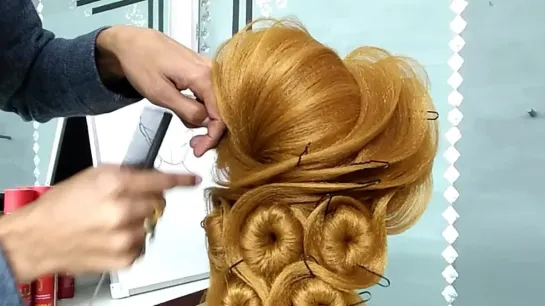 Advance Creative Mermaid Hairstyle Raja Jafri Hair Design Academy Delhi53