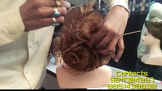 Advance Basket Flower Hairstyle2020Raja jafri Hair Design Academy