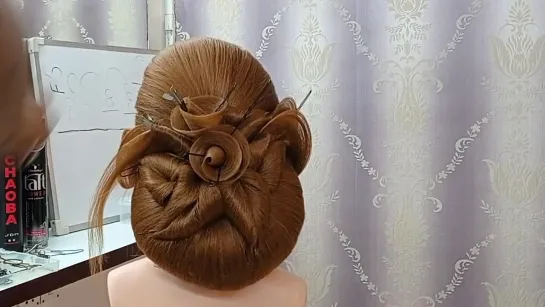 Creative Roses Low Bun 2021