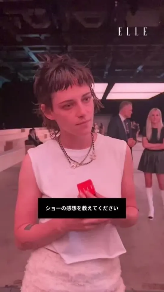 Kristen Stewart - Interview for 'ELLE' - Chanel Métiers d'Arts Fashion Show in Tokyo - June 1