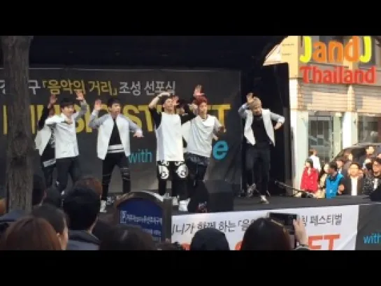 [FANCAM:PERF] 140322 GOT7 - Follow Me @ Music Street