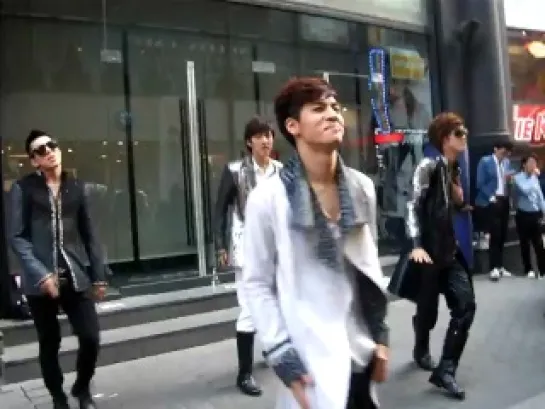 110515 CROSS GENE pre-debut at Myeong-dong