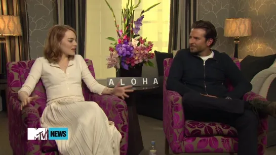 Emma Stone & Bradley Cooper Discuss Spider-Gwen - MTV News