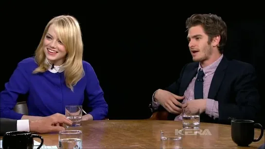 Emma Stone, Andrew Garfield & Marc Webb | 'Spider-Man' w/ Charlie Rose 28.06.12 (Часть 2)