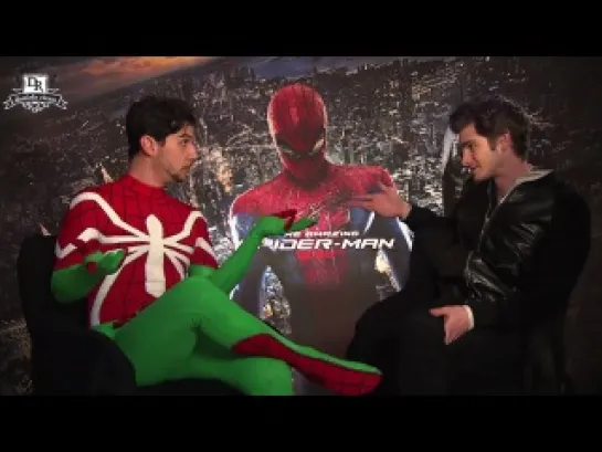 Spider-Man vs ITALIAN Spider - Emma Stone, Andrew Garfield, Rhys Ifans meet Daniele Rizzo