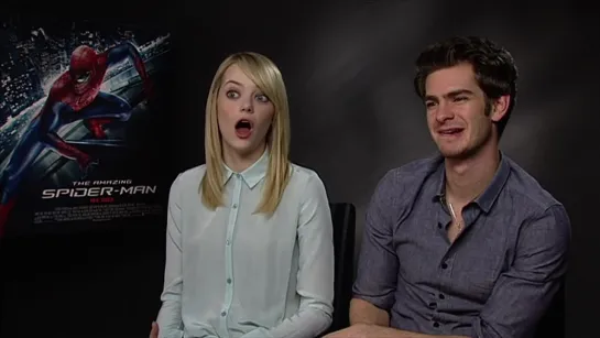 Andrew Garfield and Emma Stone, A Moment… Knock Knock