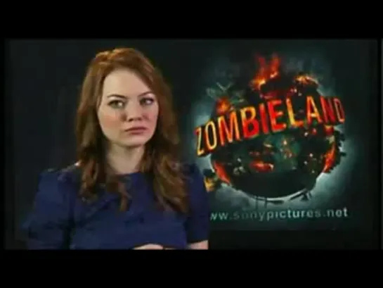 MovieZine intervju Emma Stone, Zombieland