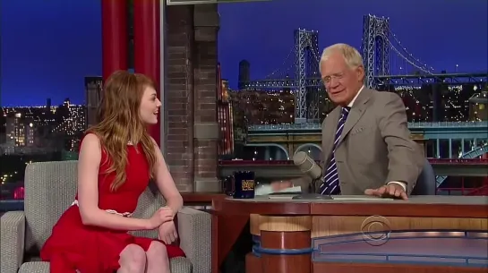 Emma Stone - Late Show with David Letterman - 16.07.14