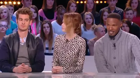 Le Grand Journal - La Suite avec Andrew Garfield, Emma Stone et Jamie Foxx