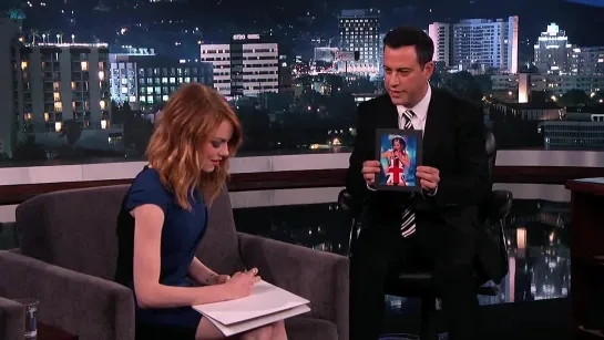 Emma Stone on Jimmy Kimmel Live PART 3