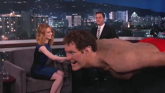 Emma Stone on Jimmy Kimmel Live PART 1