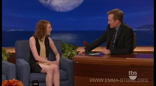 Emma Stone at the Conan (July 25 2011)