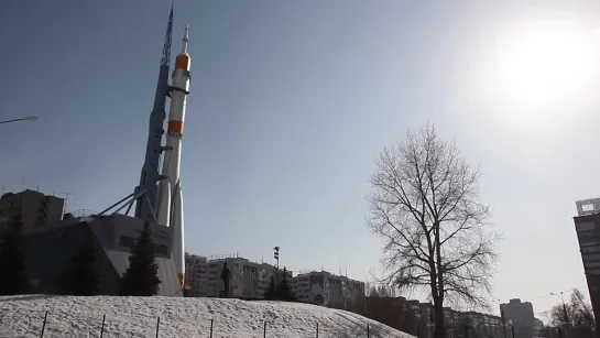 Ракета-носитель "Союз" стартовала с проспекта Ленина в Самаре (хохма)