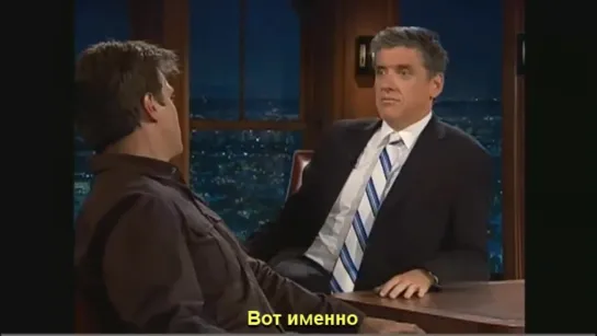 Craig Ferguson show with Nathan Fillion [subtitles]