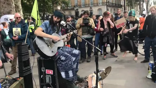 Cam Cole - Mama and You Know (Live at Extiction Rebellion protest in London)