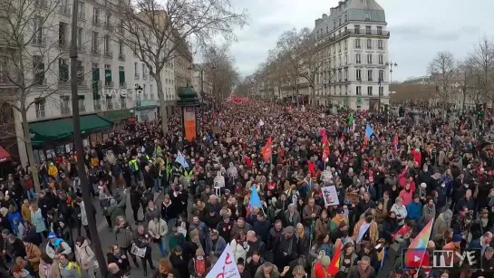 🔴 La manifestation contre la réforme des retraites arrive à Bastille, à Paris