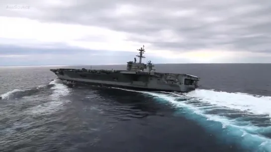 USS Abraham Lincoln High-Speed Turn