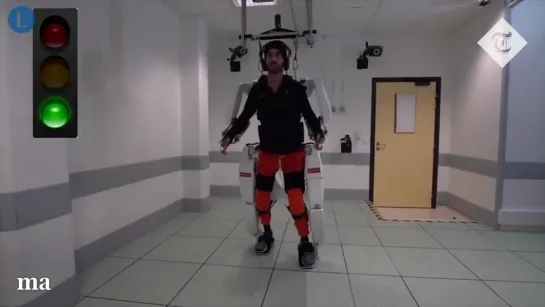 Mind-reading computer enables paralysed man to walk.