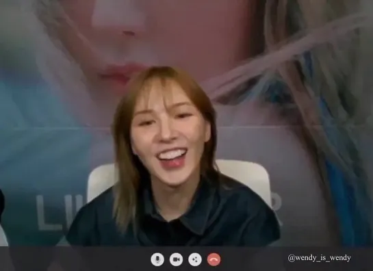 210415 Wendy (Red Velvet) @ Video Call Event Live