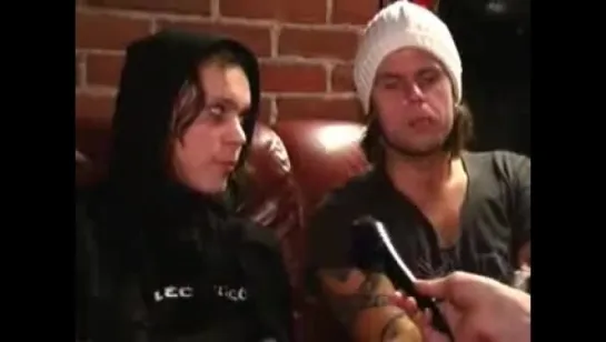 Ville Valo and Mige Interview, Tampere 2002