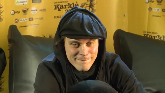 Ville Valo - Interview @ Karkle Live Music Beach Festival, Karkle, Lithuania, 16_08_2014