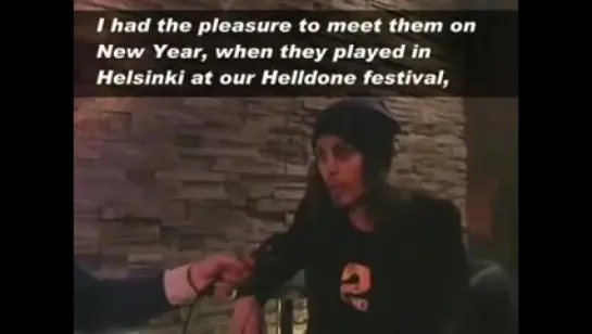 Interview with Ville Valo in Finnish with subtitles part  2008