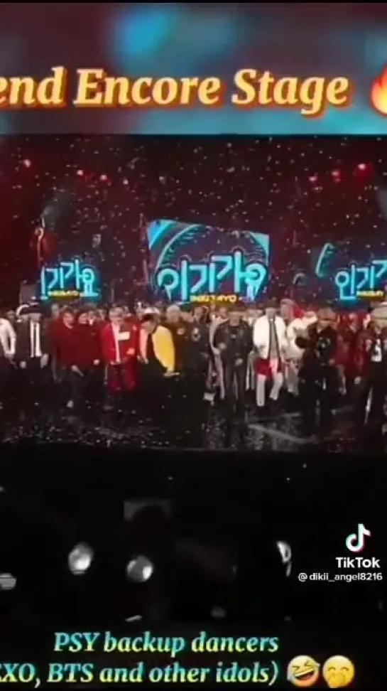 PSY, EXO, BTS dance