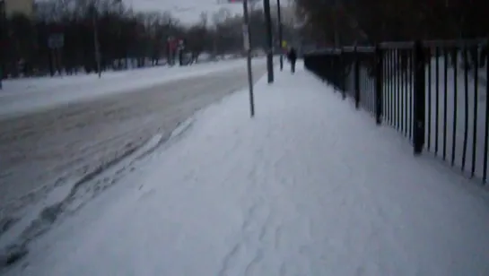 СНЕГОПОД В МОСКВЕ 11.11.16 год