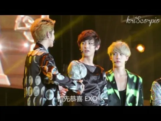 [FANCAM] 130115 Kris focus during Talking @ 27th GDA