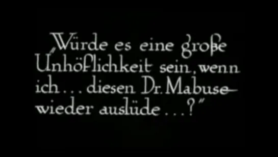 Доктор Мабузе, игрок  (1922) - Триллер, Детектив, Драма. Фриц Ланг