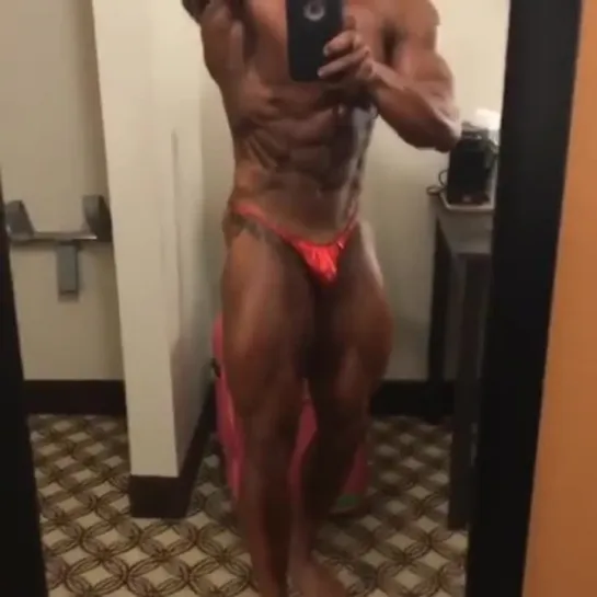 Chris Roque - Night before competition Posing