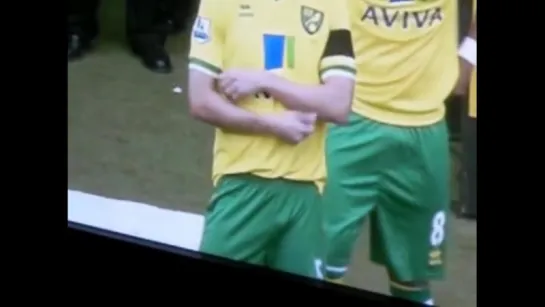 Footballer Steve Morison grabbing himself