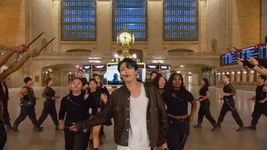 BTS Performs "ON" at Grand Central Terminal for The Tonight Show