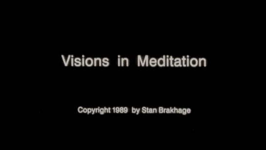 Visions in Meditation #1 (1989) dir. Stan Brakhage [1080p]