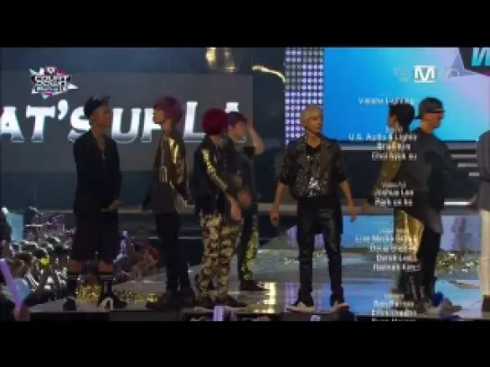 [VIDEO] 130829 EXO - Ending @ MCountdown: What's Up LA 'KCON 2013'