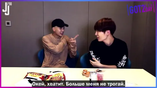 [161012] Джексон и Ёнджэ @ GOT2DAY. Эпизод 8 [русс. саб]