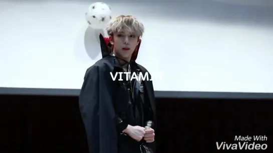 [VK][181028] MONSTA X fancam (Minhyuk focus) @ Yeongdeungpo Fansign