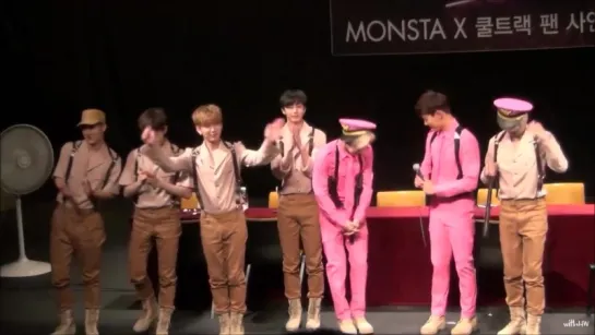 [VK][160619] MONSTA X fancam @ Yongsan Fansign