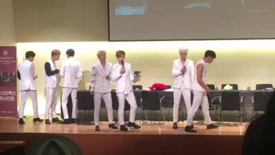 [VK][160618] MONSTA X fancam @ Jongno Fansign