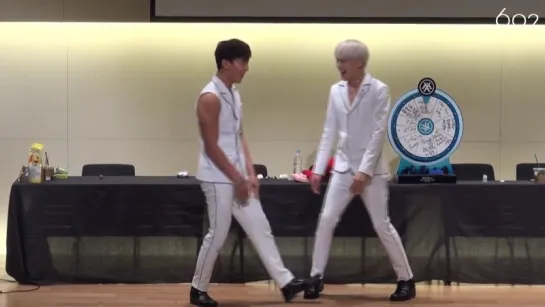 [VK][160618] MONSTA X fancam (Minhyuk & Shownu focus) @ Jongno Fansign