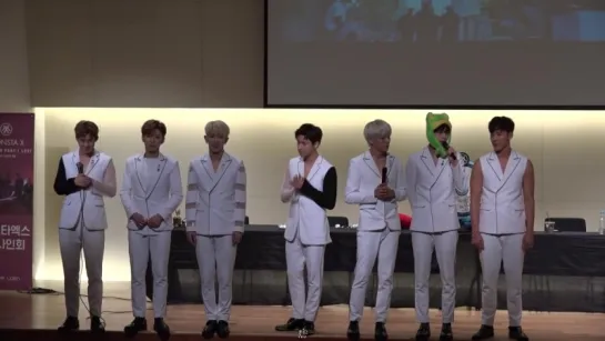 [VK][160618] MONSTA X fancam @ Jongno Fansign