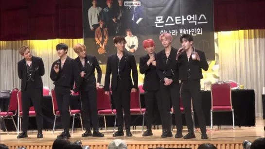 [VK][180329] MONSTA X @ Sangam Fansign