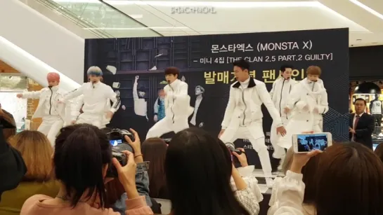 [VK][161009] MONSTA X - Fighter @ Starfield Hanam Fansign