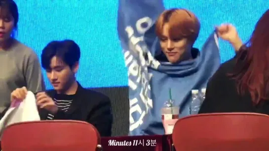 [VK][180513] MONSTA X (Minhyuk focus) @ Yongsan Fansign