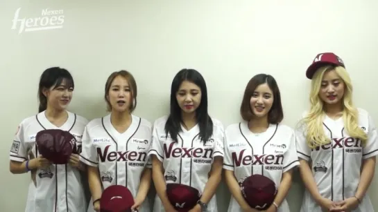 05.06.2015 Миндже подаёт, Ари отбивает, Джерри исполняет гимн на Nexen Heroes Baseball Club