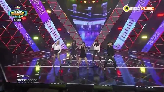 11.02.2015 TAHITI - Phone Number Jazz Remix @ Show Champion