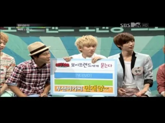 [TV-SHOW] 120910 TAHITI Cut @ SBS MTV Wonder Boy (Boyfriend) ep.12